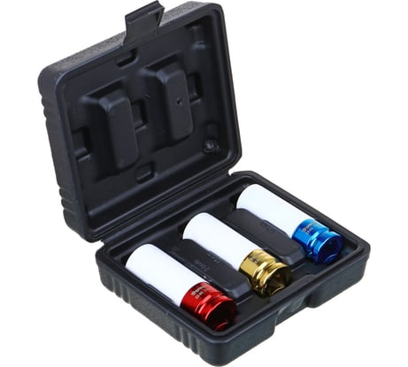 Набор головок ударных шестигранных для колесных дисков 1/2"DR, 3 шт, CR-MO ЕРМАК 736-246