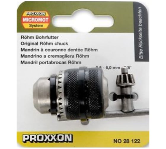 Патрон RHM до 6.0 мм для TBM 220 Proxxon PR- 28122
