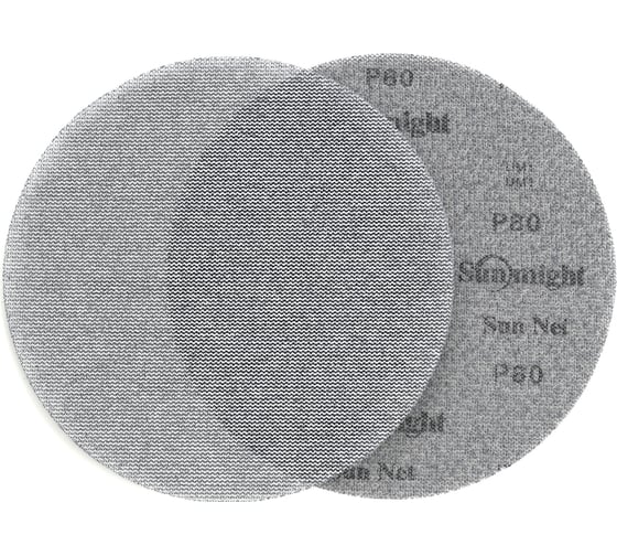 Шлифовальный круг SUN NET CERAMIC X713T 225 мм, на липучке, сетка, P150, 20 шт SUNMIGHT 35409