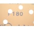 Шлифовальный круг GOLD B312T 125 мм, на липучке, 8 отверстий, золотистый, P 180, 100 шт SUNMIGHT 58110 3