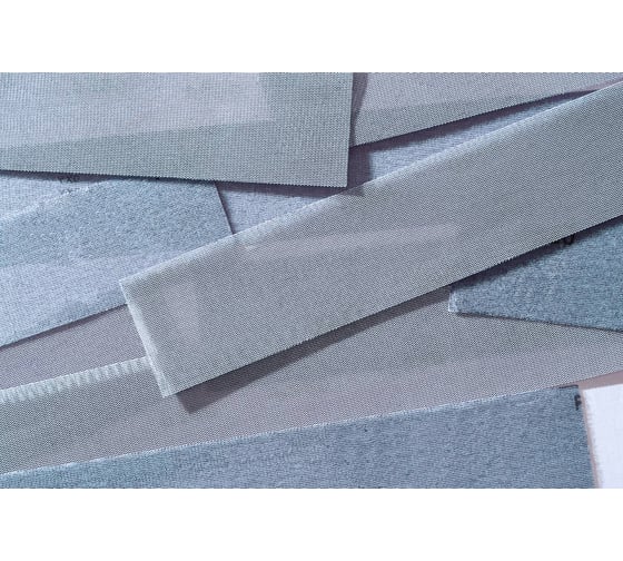 Шлифовальная полоска SUN NET CERAMIC X713T 70x420 мм, на липучке, сетка, P80, 50 шт SUNMIGHT 35306 1
