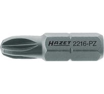 Насадка бита для винтов с крестовым шлицем PZ2, 1/4" HAZET 2216-PZ2