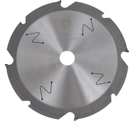 Диск алмазный по фиброцементу и гипсокартону с PCD зубьями (165x20x2.4/1.8 мм; Z=4) PROCUT 795.1652004D