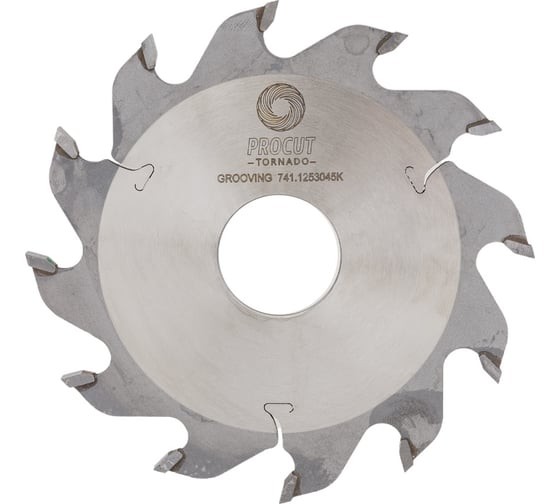 Диск пильный пазовый (125x30x4.5/3.0 мм; Z=12) PROCUT 741.1253045K