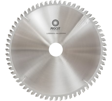 Диск пильный для ламината и МДФ (220x30x3.2/2.2 мм; Z=64) PROCUT 755.2203064
