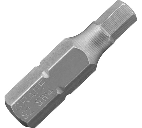 Шестигранная бита GRAFF (HEX)SW 4x25 мм 410425