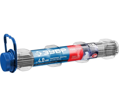 Электроды сварочные ЗУБР Профессионал УОНИ 13/55, с основным покрытием, 4.0х350 мм, 1.2 кг 40021-4.0