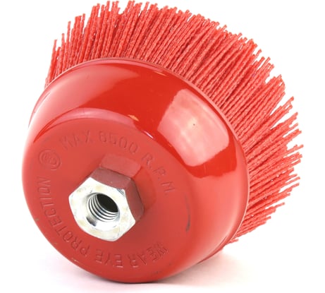 Щетка чашечная (125 мм; M14; ворс полимер-абразив P80) ОСБОРН 9-001 FW-RAS5