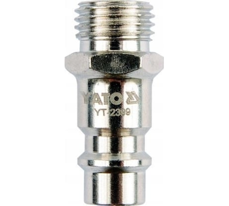 Быстроразъемное соединение YATO 1/4" 6,3мм с внешней резьбой YT-2399 36992399 092 1
