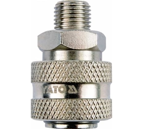 Быстроразъемное соединение рапид (мама)-1/4"M YATO YT-2390