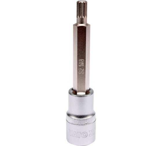Головка торцовая с битой SPLINE (М8; 100 мм; 1/2") YATO YT-04352 1
