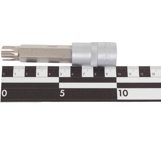 Головка торцовая с битой SPLINE (М14; 100 мм; 1/2") YATO YT-04355