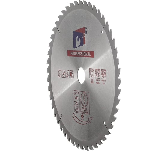 Диск пильный по дереву Professional 300х32 мм, 48 зубьев TORGWIN S25559
