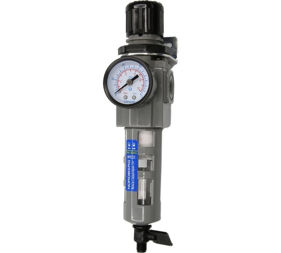 Фильтр воздушный грубой очистки с редуктором PRO 1/4" NORDBERG NP8232 1