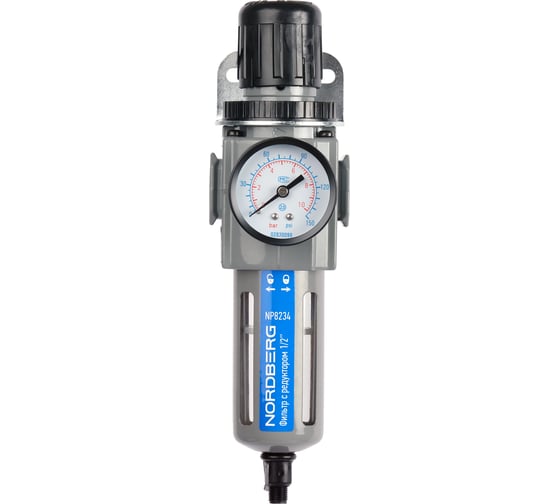 Фильтр воздушный грубой очистки с редуктором PRO 1/2" NORDBERG NP8234