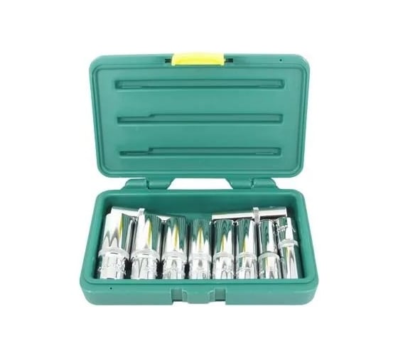 Набор торцевых головок глубоких (10 шт; 1/2"; 10-24 мм) AIST 402310BK 00-00008742 1