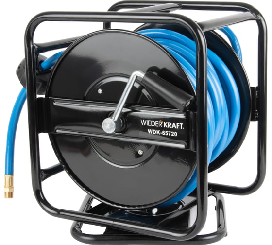 Катушка ручная с пневмошлангом (10х14 мм; 20 м) WIEDERKRAFT WDK-65720 1
