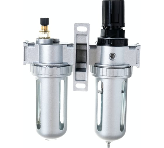 Блок подготовки воздуха AFRL804 1/2" металлические колбы Pegas pneumatic 4706