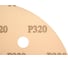 Шлифовальный круг на липучке желтый 225 мм, Р320, 10 шт GRUFF PDY-225 -320 3