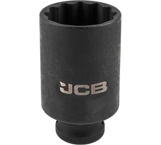 Головка ударная глубокая 12-гранная 40 мм, 3/4"DR JCB JCB-46810040(59838)