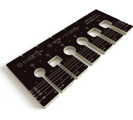 Шаблон фрезерный для стяжек универсальный ВМ-032