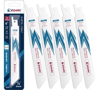 Кобальтовые полотна по металлу для резки 18TPI, 150 мм для сабельной пилы Ezarc 802013