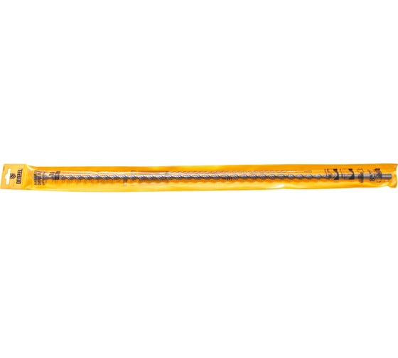 Бур по бетону, двойная спираль, Cobalt W-tip (10x600 мм; SDS PLUS) Denzel 705022