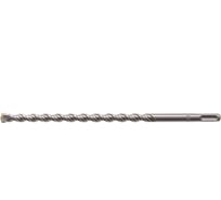 Бур по бетону, двойная спираль, Cobalt W-tip (12x260 мм; SDS PLUS) Denzel 705025