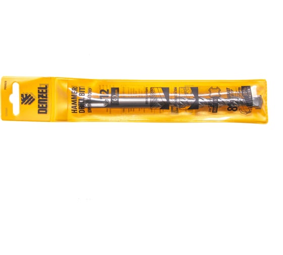 Бур по бетону, двойная спираль, Cobalt W-tip (12x160 мм; SDS PLUS) Denzel 705023