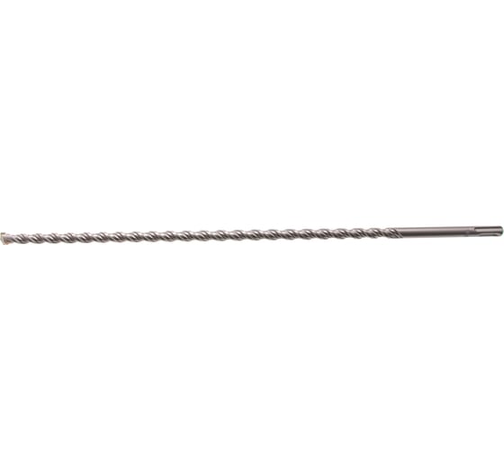 Бур по бетону, двойная спираль, Cobalt W-tip (12x460 мм; SDS PLUS) Denzel 705027 1