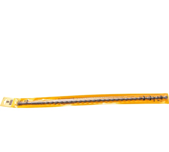 Бур по бетону, двойная спираль, Cobalt W-tip (14x600 мм; SDS PLUS) Denzel 705035