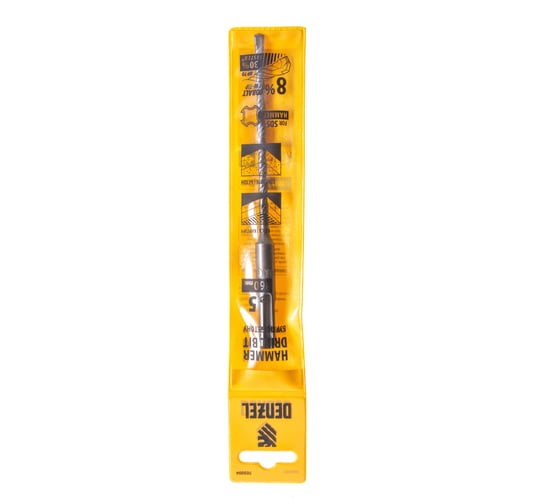 Бур по бетону, двойная спираль, Cobalt W-tip (5x160 мм; SDS PLUS) Denzel 705004