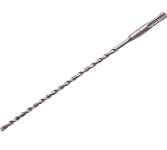 Бур по бетону, двойная спираль, Cobalt W-tip (6x260 мм; SDS PLUS) Denzel 705008