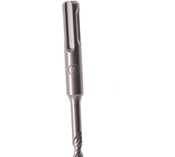 Бур по бетону, двойная спираль, Cobalt W-tip (6x260 мм; SDS PLUS) Denzel 705008