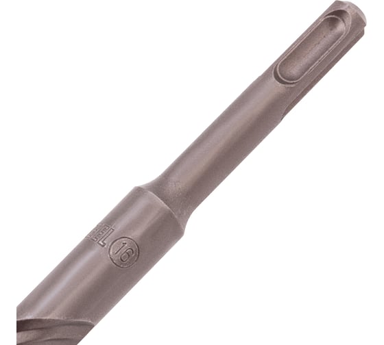 Бур по бетону, двойная спираль, Cobalt W-tip (16x310 мм; SDS PLUS) Denzel 705039