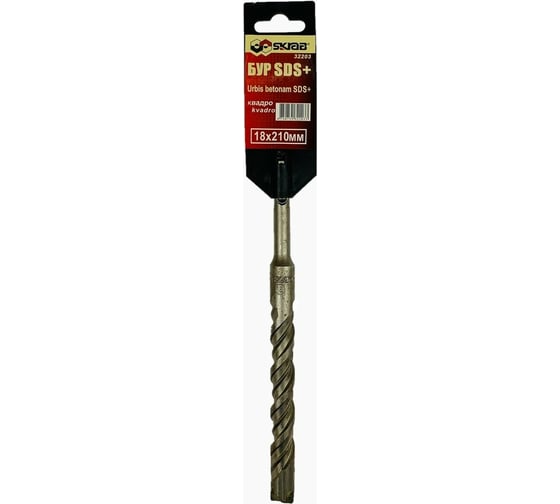 Сверло-бур (18х210 мм; SDS-plus) KW SKRAB 32203 1