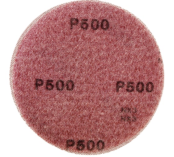 Круг шлифовальный SUN NET X313T (5 шт; 125 мм; на липучке; сетка; P500) SUNMIGHT 82117R 1