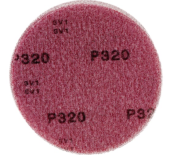 Круг шлифовальный SUN NET X313T (5 шт; 125 мм; на липучке; сетка; P320) SUNMIGHT 82114R 1