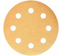Круг шлифовальный GOLD B312T (5 шт; 125 мм; на липучке; 8 отв; золотистый; P600) SUNMIGHT 58118R