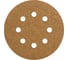 Круг шлифовальный GOLD B312T (5 шт; 125 мм; на липучке; 8 отв; золотистый; P600) SUNMIGHT 58118R 1