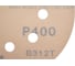 Круг шлифовальный GOLD B312T (5 шт; 125 мм; на липучке; 8 отв; золотистый; P400) SUNMIGHT 58116R 3