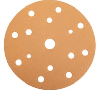 Круг шлифовальный GOLD B312T (5 шт; 150 мм; на липучке; 15 отв; золотистый; P120) SUNMIGHT 44308R