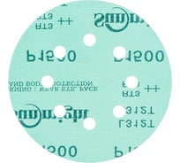 Круг шлифовальный FILM L312T+ (5 шт; 125 мм; на липучке; 8 отв; зелёный; P1500) SUNMIGHT 53222R