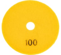 Алмазный гибкий шлифовальный круг Orientcraft АГШК 100 мм, P100, Черепашка для влажной шлифовки 100100