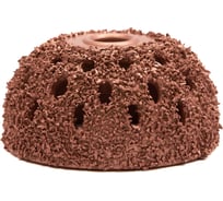 Полусфера шероховальная Ø55x25 мм, AH 3/8"-24 thread, 24 Grit Rossvik NS05-6424