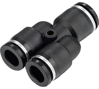 Фитинг-переходник цанговый Y-образный 8-6-6 мм, пластик, тип PW, 5 шт TITAN LOCK TLP-PW8-6_5