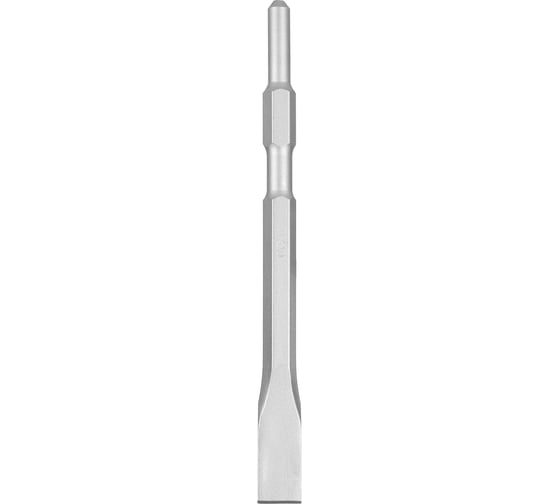 Долото плоское HEX17 DH-HBZ25280-E1 (17x280x25 мм, сталь 40Cr) DELI 165458