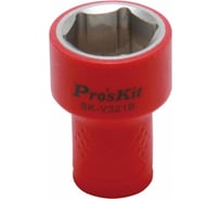 Изолированная торцевая головка SK-V321B 21 мм, 3/8"DR (1000 В - VDE) Pro'sKit 00321620