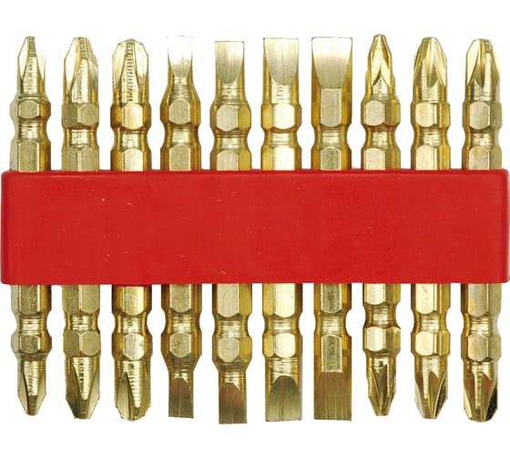 Набор бит (10 шт; 1/4") VOREL 66112 1