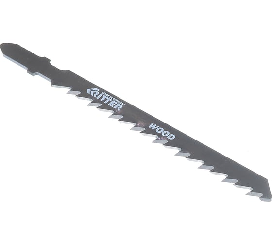 Пилки по дереву Т144D (2 шт; 100х75 мм; шаг 4 мм; 6TPI; CrV) для лобзиков RITTER 3104-2